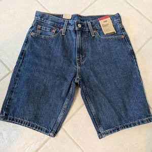 Levi's Dark Blue Jean Shorts